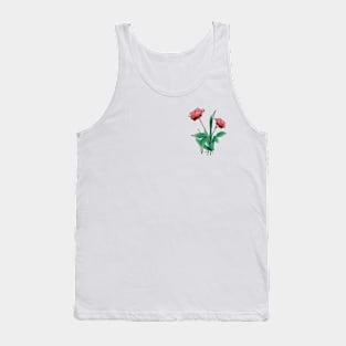 Abstract Flower Tank Top